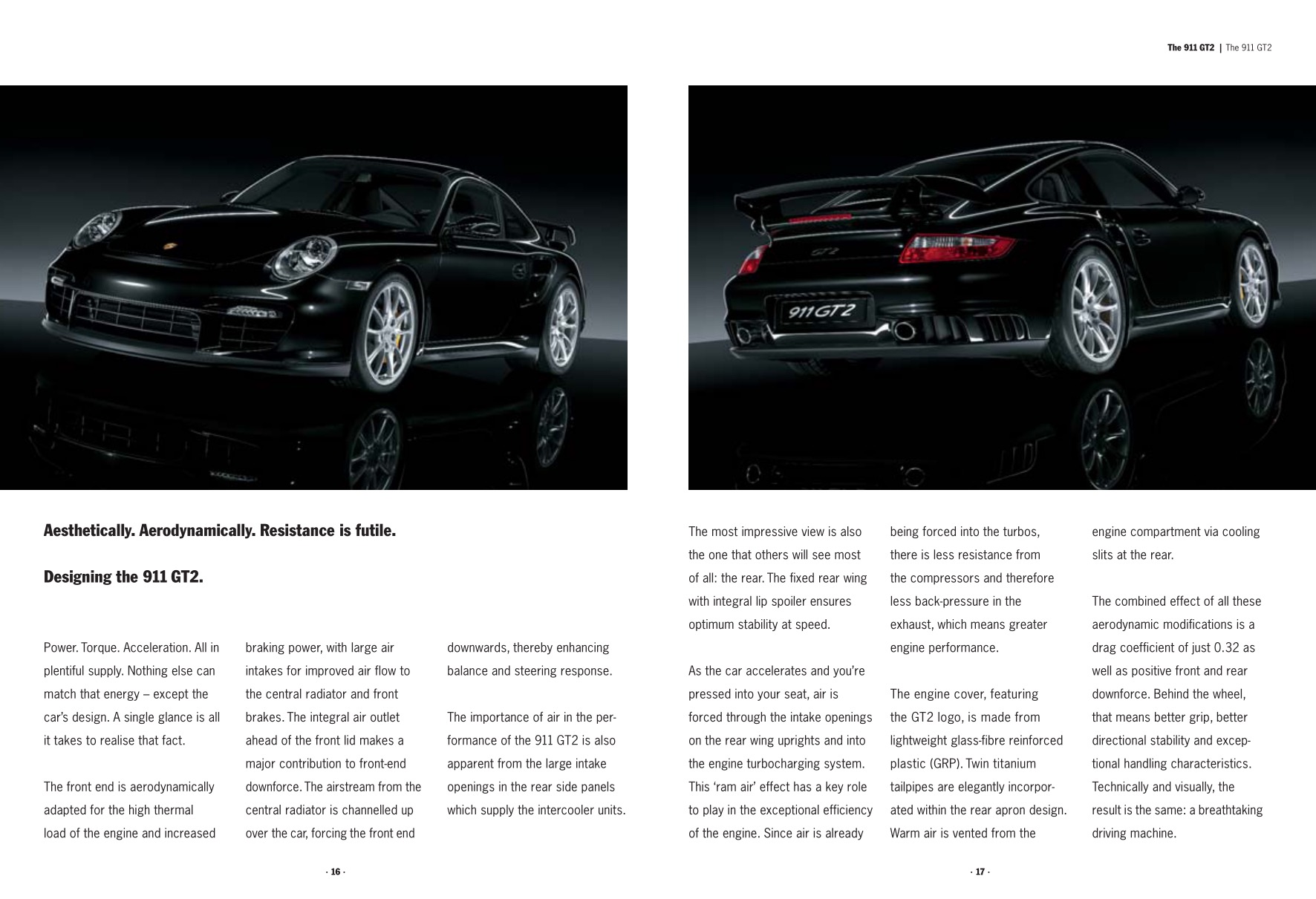 2008 Porsche 911 GT2 Brochure Page 11
